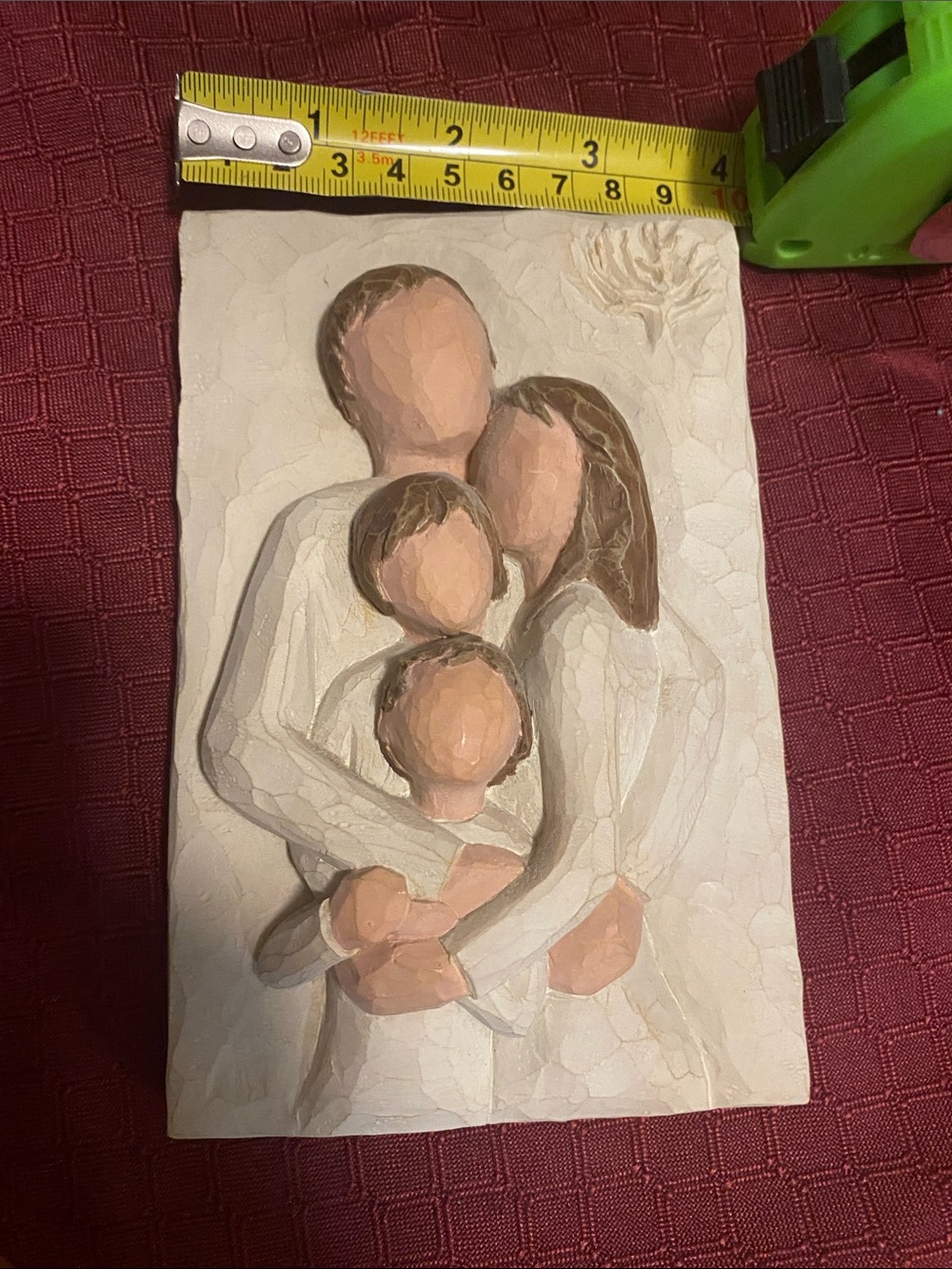 Lifetime of Love - Willow Tree - Carved Family Figurine Wall Plaque -
